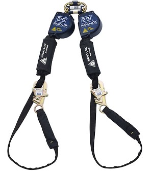DBI/SALA 3101565 Nano-Lok Arc Flash Tie-Back Twin-Leg Quick Connect Self Retracting Lifeline - web 