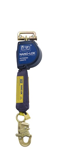 DBI/SALA 3101581 Nano-Lok Extended Length Quick Connect Self Retracting Lifeline - Web 