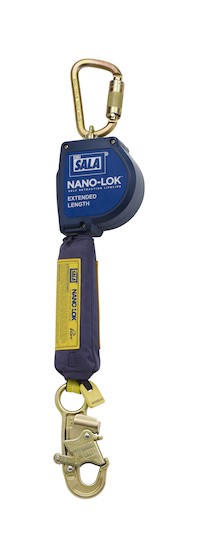 DBI/SALA 3101582 Nano-Lok Extended Length Self Retracting Lifeline with Anchor Hook - Web 