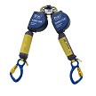Nano-Lok Extended Length Twin-Leg Quick Connect Self Retracting Lifeline - Web 