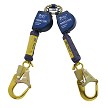 Nano-Lok Extended Length Twin-Leg Quick Connect Self Retracting Lifeline - Web 