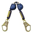 Nano-Lok Extended Length Twin-Leg Quick Connect Self Retracting Lifeline - Web 