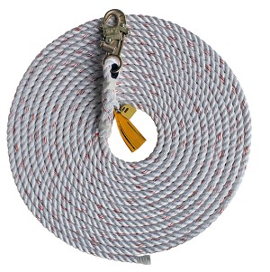 Rope Lifeline with Snap Hook 