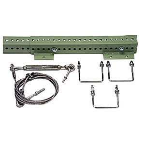 DBI/SALA Sinco Networks Rack Hardware Flush Extension Starter Kit (Includes Extensions, Diagonal Braces, Flush Clamps And Backstay Braces) 