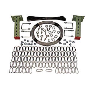 DBI/SALA Sinco Networks Rack Guard Offset Mount Add-On Kit (Includes Wire Cable, Eyebolts, Thimbles, Cable Clamps, Snap Hooks, Ties And Offset Clamps) 