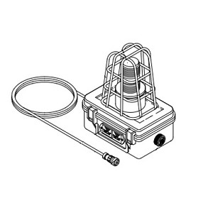  Air Systems International - AIR 50-ALMST - Remote Audible Alarm Box w/Strobe Light 