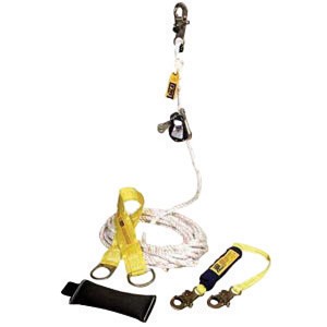 DBI/SALA Rope Grab System Kit (Includes Rope Grab, Lifeline, Flexible Counterweight, Shock Absorbing Lanyard, Tie-Off Adapter And Carrying Bag) 