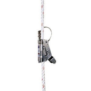 DBI/SALA Mobile Aluminum And Stainless Steel Rope Grab With 3' EZ Stop II Shock Absorbing Lanyard (For Use With 3/4 