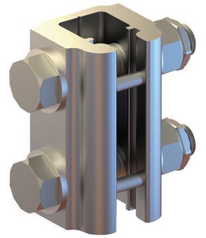 DBI/SALA Railok 90 Aluminum And Galvanized Rail Joint With Fasteners 