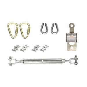 Falltech  62100A SteelGrip Coil Energy Absorber Cable HLL Installation Kit 