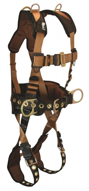 Falltech 7081LXRD COMFORTECH Retrieval, Belted 5 D-rings Harness 