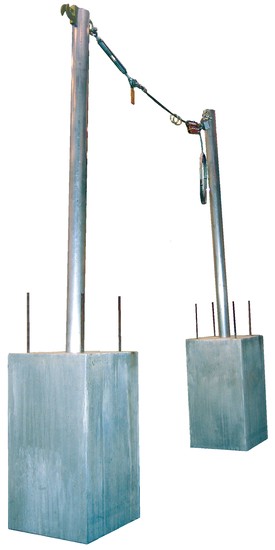 SecuraSpan Pour-in-Place Horizontal Lifeline System 