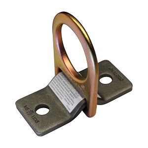 Falltech  7414P  Weld-on Forged D-ring and Plain/Uncoated Steel Plate 