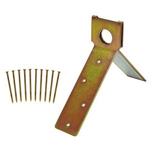 Falltech  744410  Single Use Roof Anchor; with Nails 