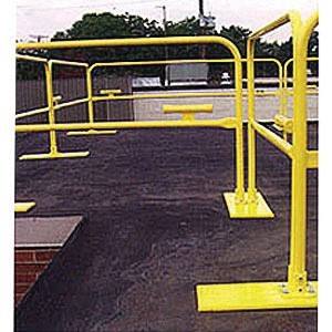 DBI/SALA Guard Rail Roof Hatch Kit (Includes (4) Guard Rail Bases, (1) Guard Rail Gate, (3) Guard Rail Splice Kits And (1) 6' Rails) 