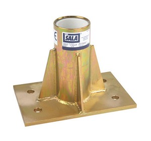 DBI/SALA Advanced Center Mounted Floor Zinc Plated Mild steel Mounting Sleeve With PVC Sleeve Liner (For Use With Advanced Series Davit Systems) 
