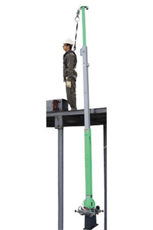 DBI/SALA 14' Advanced Portable Aluminum Fall Arrest Post With 360 Degree Swiveling Anchor Point 