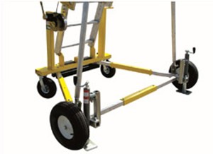 DBI/SALA Portable Standard Height Aluminum Ladder Access System (Includes Pneumatic Wheels) 