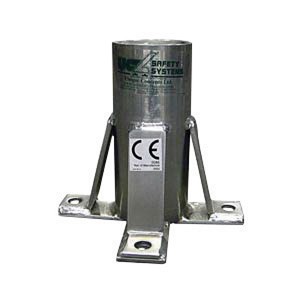DBI/SALA Advanced UCL Series Floor Stainless Steel Mounting Sleeve With PVC Sleeve Liner (For Use With Advanced Series Davit Systems) 