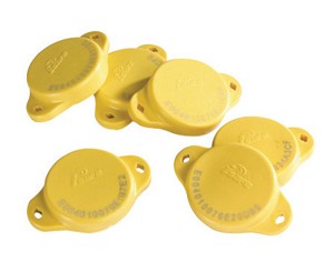 DBI/SALA i-Safe High Frequency Thermoplastic RFID Retrofit Tag (Includes 100 Pack With Zip Ties, Adhesive Pad And Key-Ring) (For Hardgoods) 