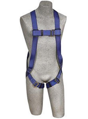 DBI/SALA Universal Protecta 3-Point Full Body Style Harness With Attached 6' AE57610 Single Leg Shock Absorbing Lanyard 