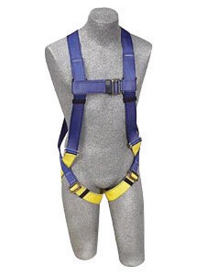 DBI/SALA Universal Protecta FIRST 5-Point Full Body Style Harness With Back D-Ring And Permanently Attached 6' AE57610 Lanyard 