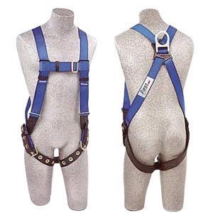 DBI/SALA Universal Protecta FIRST Full Body Style Harness With Back D-Ring, Tongue Leg Strap Buckle, Pass-Thru Chest Strap Buckle And Torso Adjuster 
