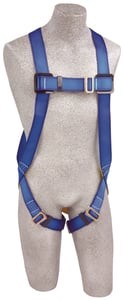 DBI/SALA X-Large Protecta FIRST Full Body Style 3-Point Blue Harness With Back D-Ring And Pass-Thru Leg Strap Buckle 