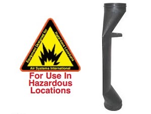 Air Systems SV-189CND Conductive Saddle Vent Confined Space Air Duct 