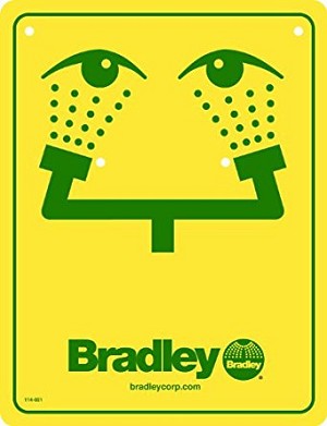 Bradley 114-051 Safety Sign- Eyewash 