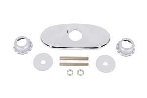 Bradley 150-221 4" Chrome-plated trim plate 