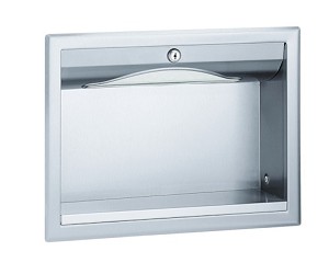 Bradley 198-000000 Behind Drywall Towel Dispenser, Stainless 