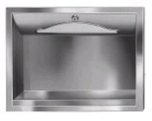 Bradley 1985-000000 Behind Drywall Towel Dispenser, Stainless 