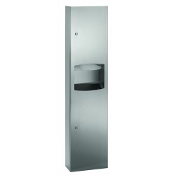 Bradley 2017-106400 Towel/Waste- Semi-Recessed 