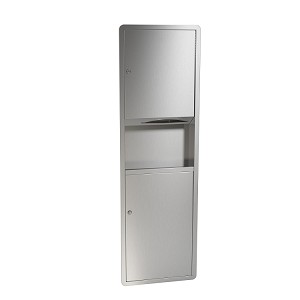 Bradley 235-110000 Towel/Waste-4.9 Gal- Surface Mount 