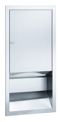 Bradley 244-100000 Towel Disp- Folded- Semi-Rec 