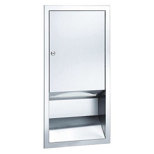 Bradley 244-110000 Towel Disp- Folded- Surf-Mtd 