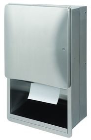 Bradley 2A02-000000 Towel Disp- Roll- Recessed 