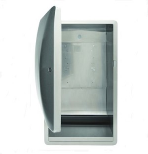 Bradley 2A09-100000 Towel Disp- Roll- Semi-Recess 