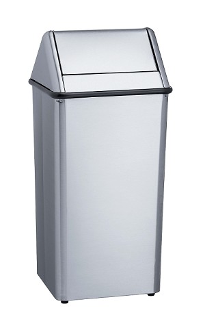 Bradley 377-000000 Waste Receptacle 13 Gallon 