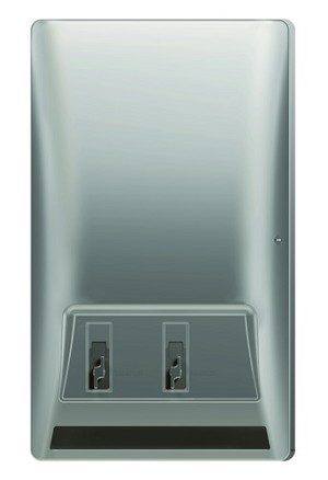 Bradley 4A20-114000 Napkin/Tampon Vendor, Surface 