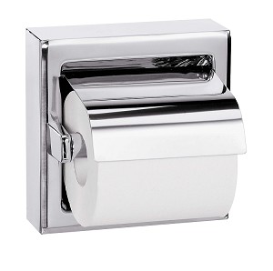 Bradley 5106-000000 Toilet Tissue Dispenser, Surface, Single 