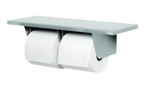 Bradley 5263-000000 Toilet Tissue Dispenser with Shelf 