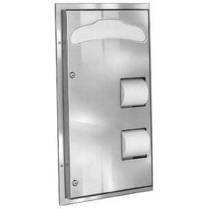 Bradley 592-000000 Combi Seat Cover/TT Dispenser 