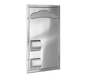 Bradley 5921-000000 Combi Seat Cover/TT Dispenser 
