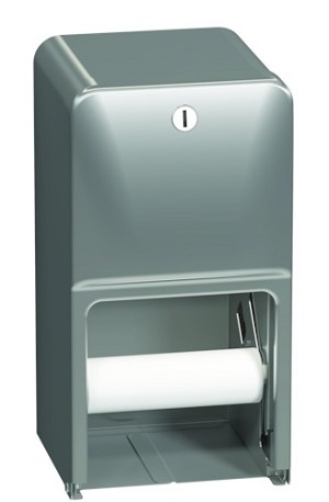 Bradley 5A10-110000 Toilet Tissue Dispenser, Surface, Dual 