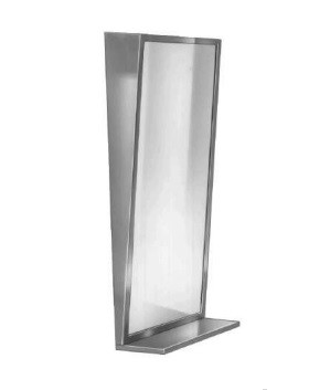 Bradley 7405-018300 Mirror, Angle Frame, Tilt, Shelf 