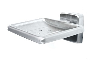 Bradley 9014-000000 Soap Dish, Satin Stainless, Surface 