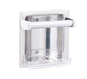 Bradley 9363-550000 Soap Dish, Recessed, Satin Stainless 