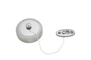 Bradley 947-000000 Retractable Clothesline, Polished Stainless 